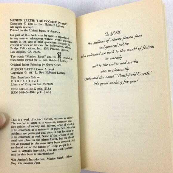 L Ron Hubbard Mission Earth 2 Black Genesis Three Book Paperback Bundle - Picture 11 of 12